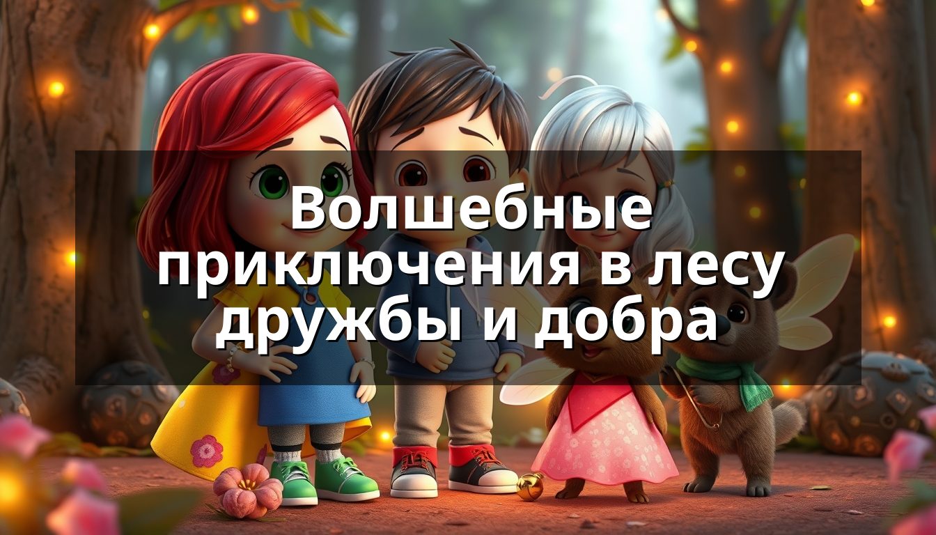 Волшебные приключения в лесу дружбы и добра